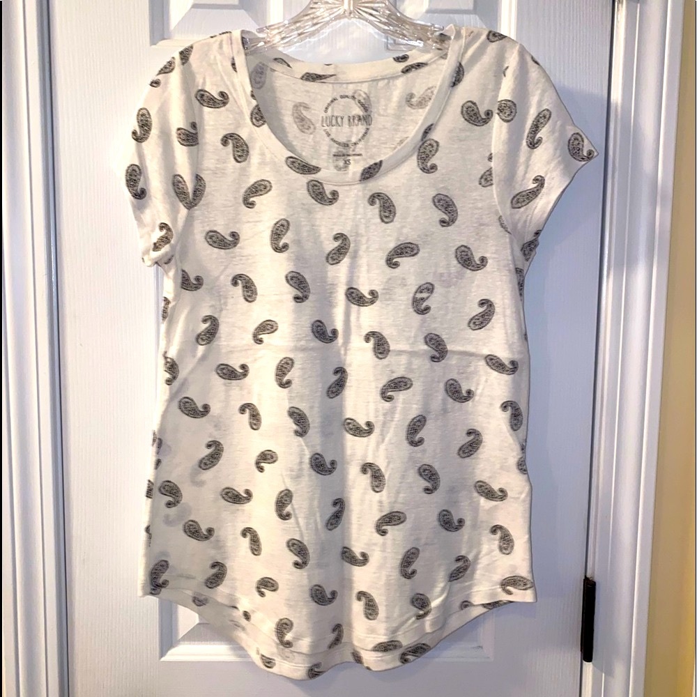 LUCKY BRAND Paisley top size XS